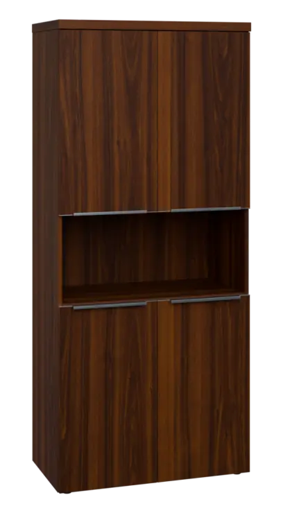 SIN 5 - 84DN kancelářská skříň, 4-dveřová/nika, 1820x800x400, ořech královský SIN 5 - 84DN kancelářská skříň, 4-dveřová/nika, 1820x800x400, ořech královský